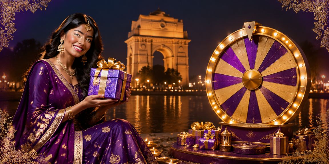 Roulette wheel spinning with lively crowd at an Indian casino event in Delhi